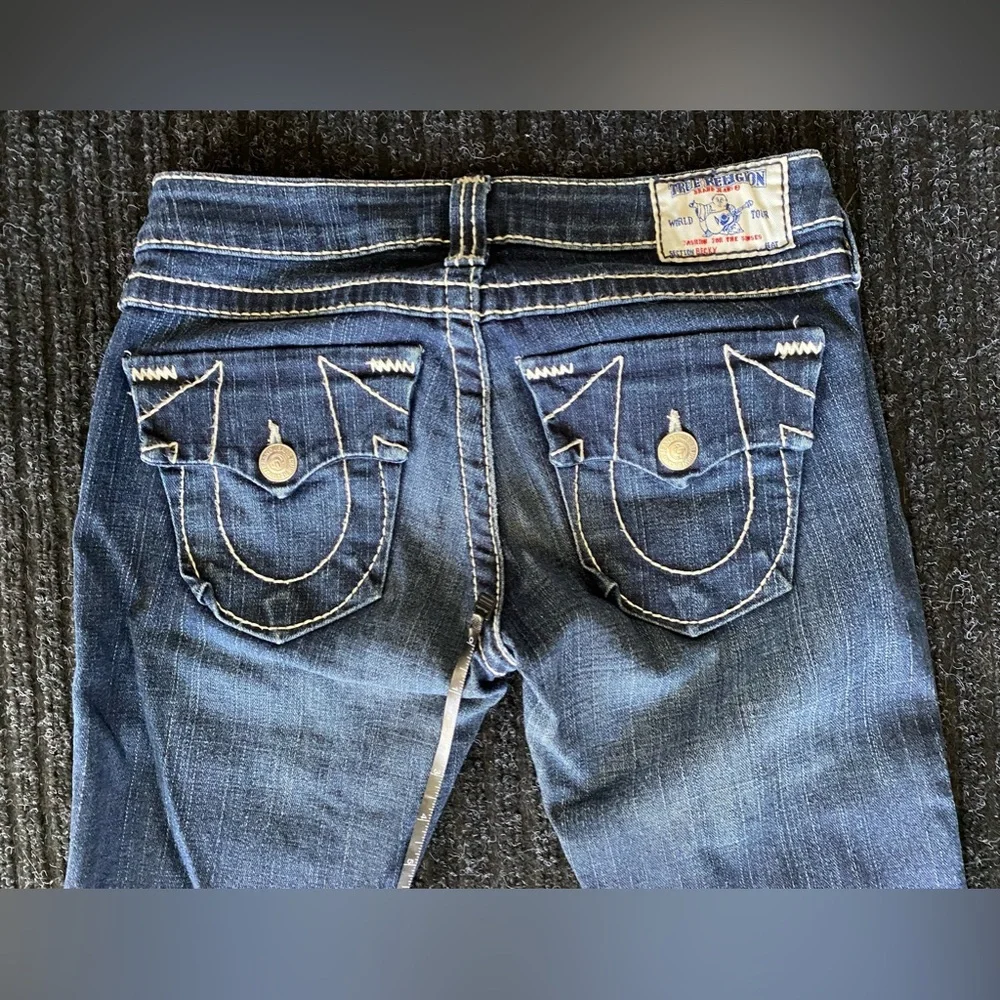 True Religion Designer jeans BECKY Big T -size 26 - Picture 4 of 13